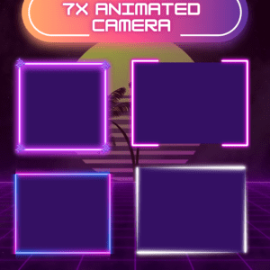 Synth-Wave Animated stream package