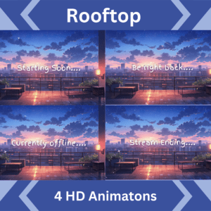 Animated twitch stream package