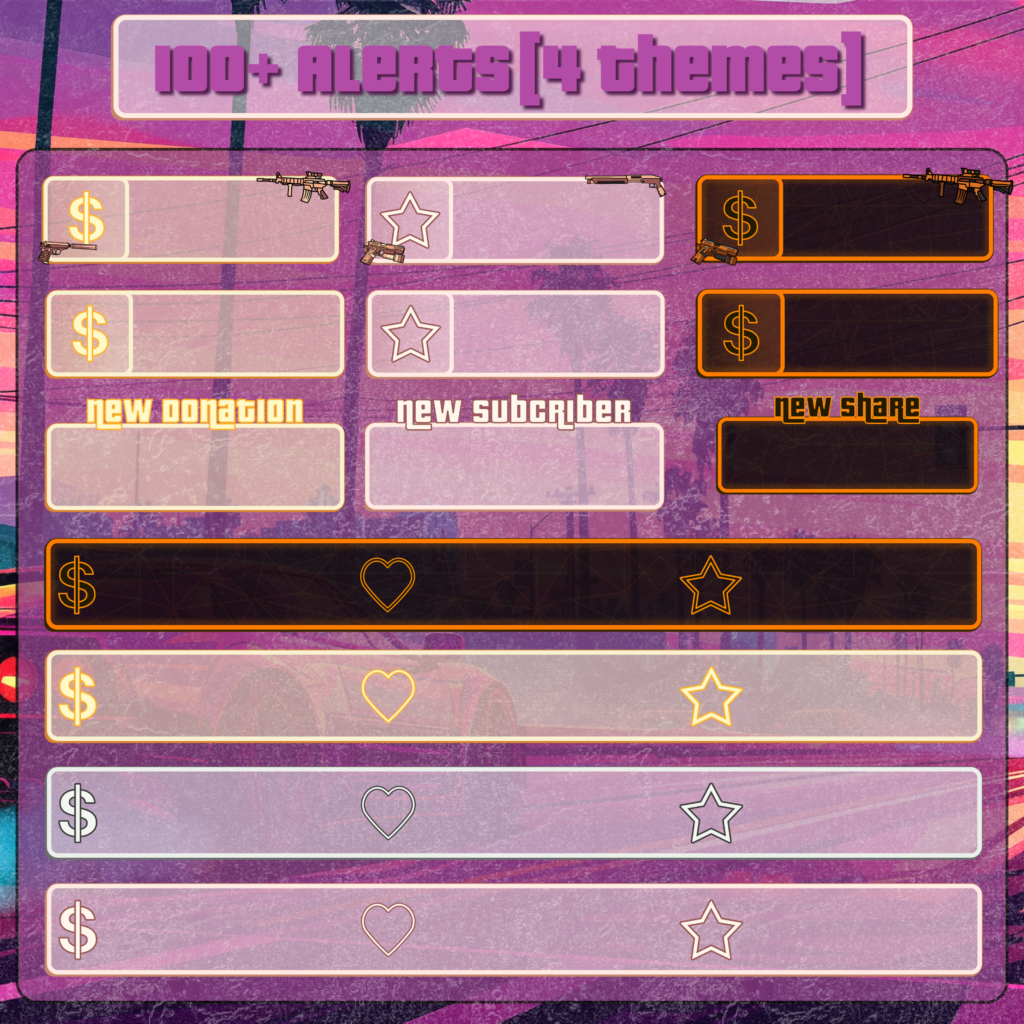 Gaming Streamers Twitch Overlay