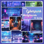 Cyberpunk Background Virtual Background