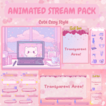 Lofi Animated Streaming Overlay