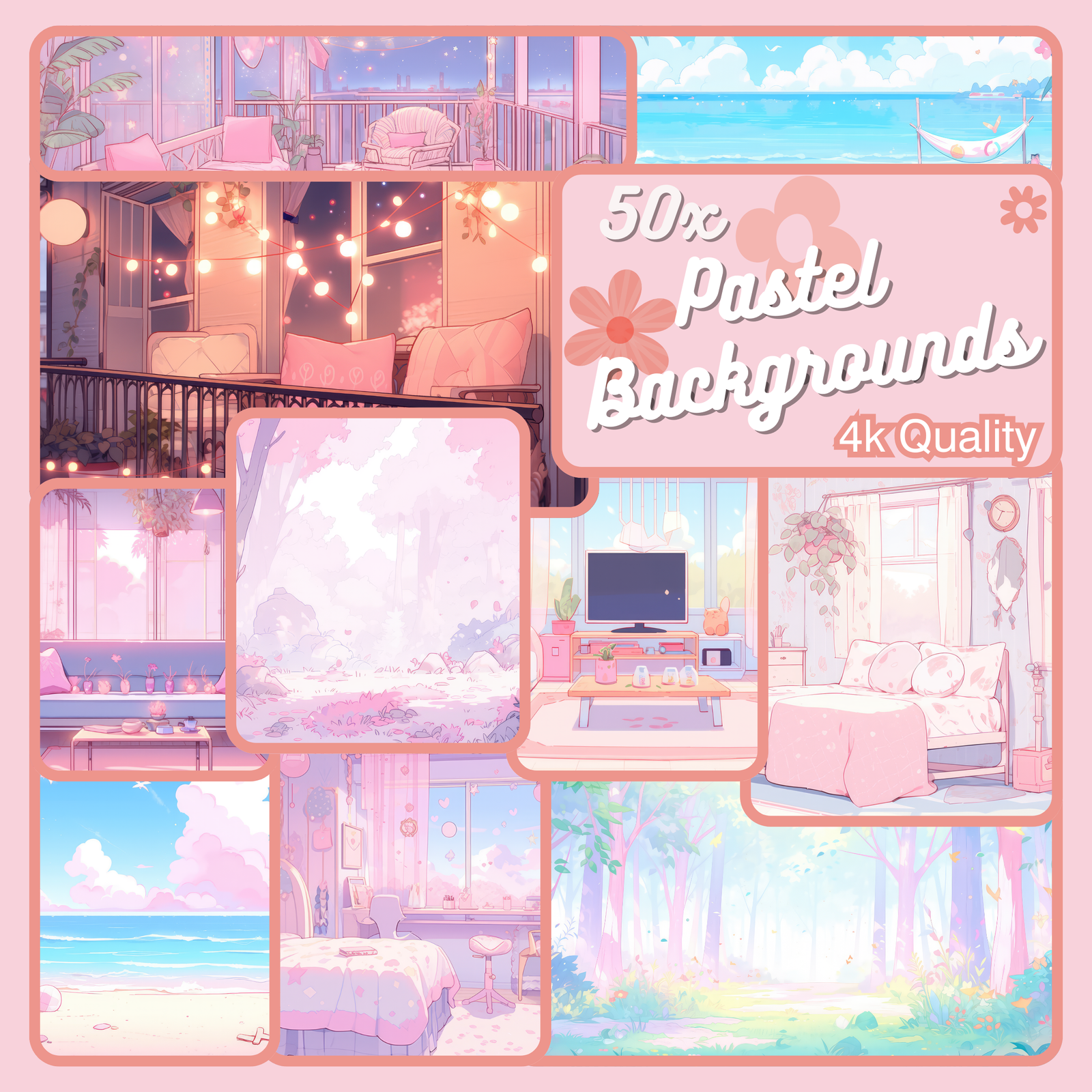 Pastel Background Vtuber background