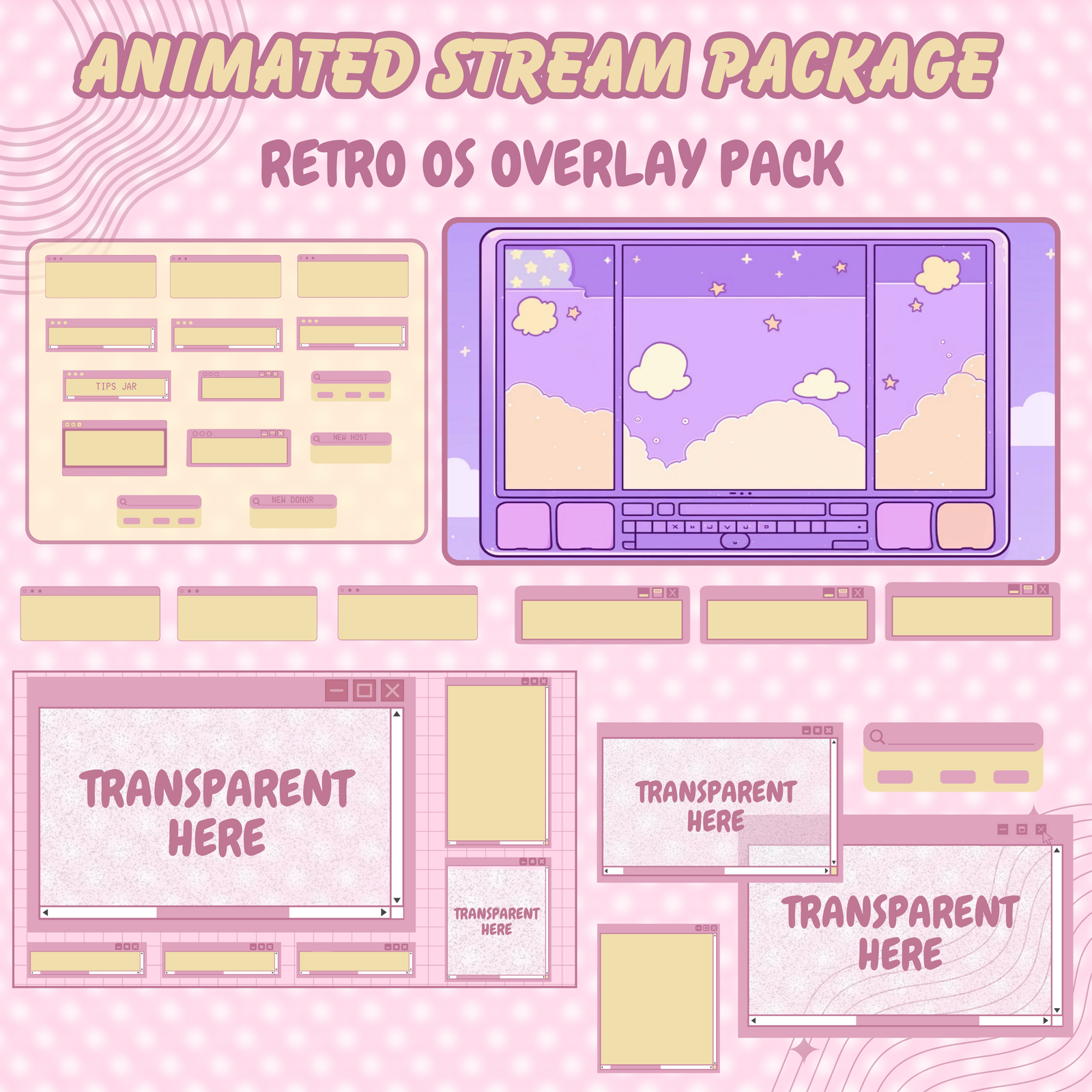 Animated Retro Stream Overlay