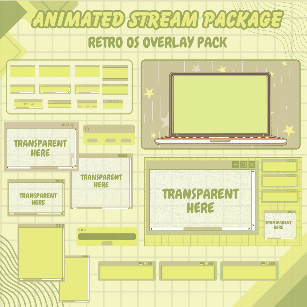 Animated Window Twitch Overlay – greatvtubers