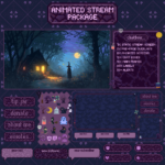 Halloween Twitch Overlay stream package