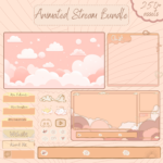 Cloudy Twitch Stream Overlay Cozy