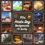 Pirate Background Stream Background