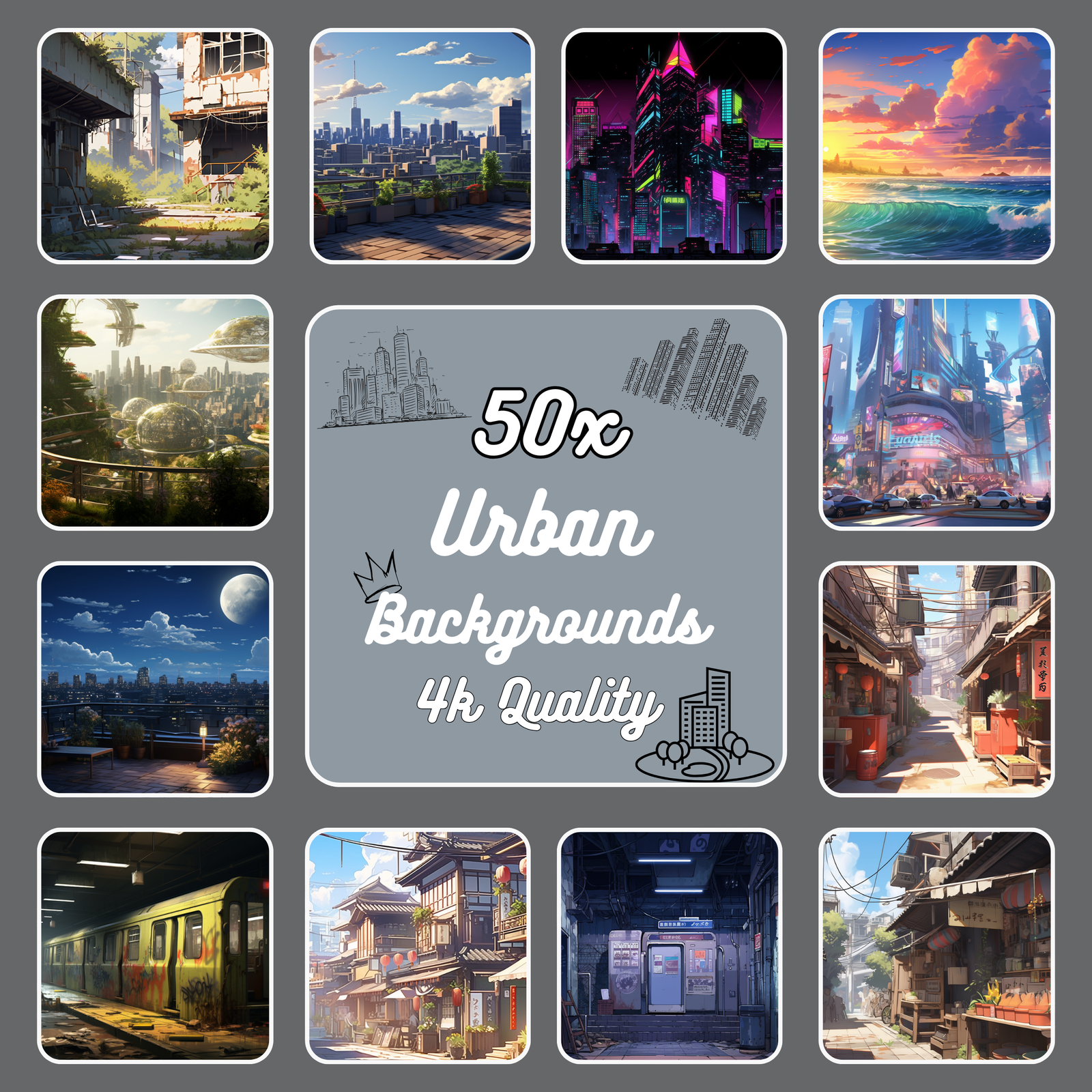 Urban Background Twitch Background