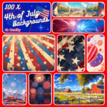 Independence Day Twitch backgrounds