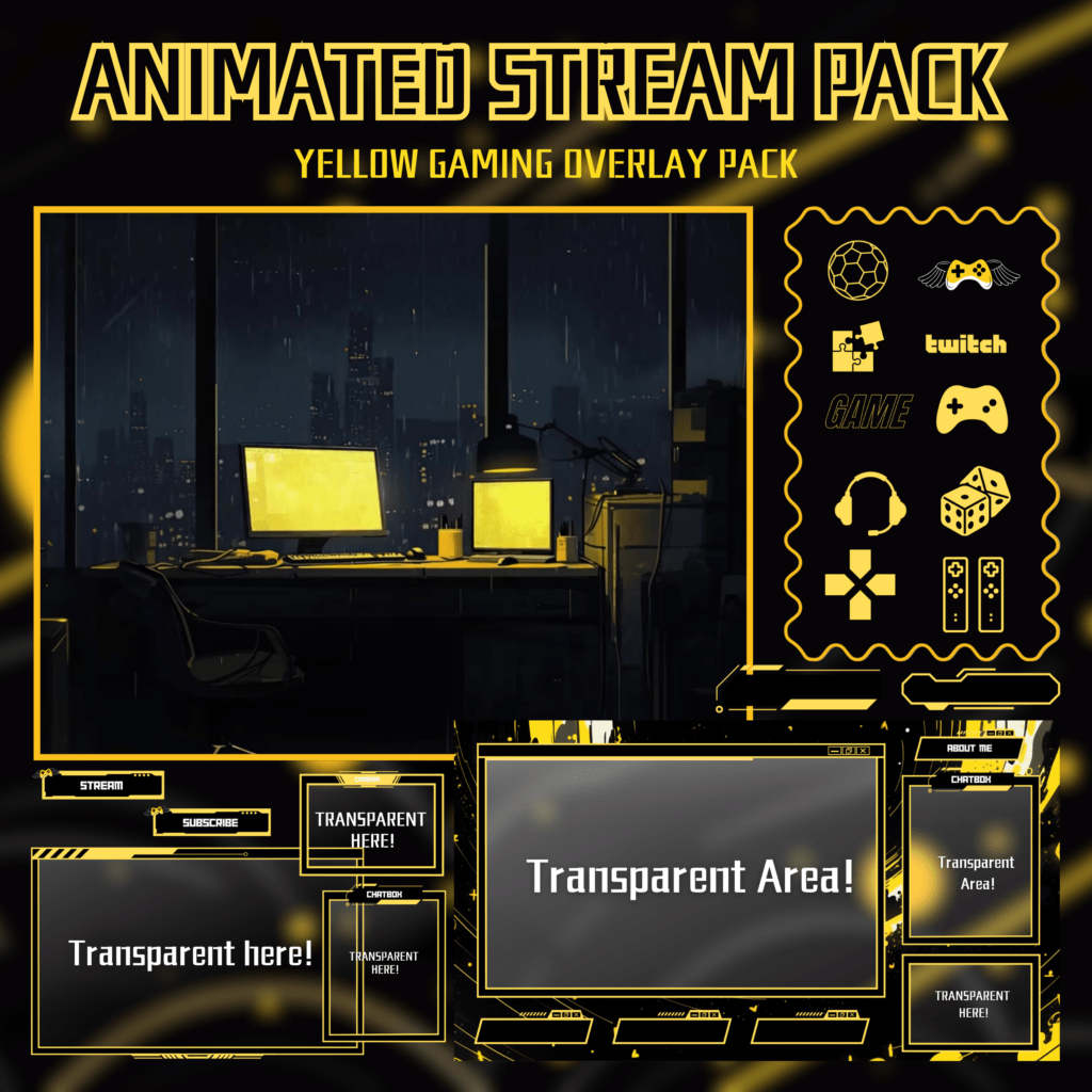 Yellow Gaming Twitch Stream