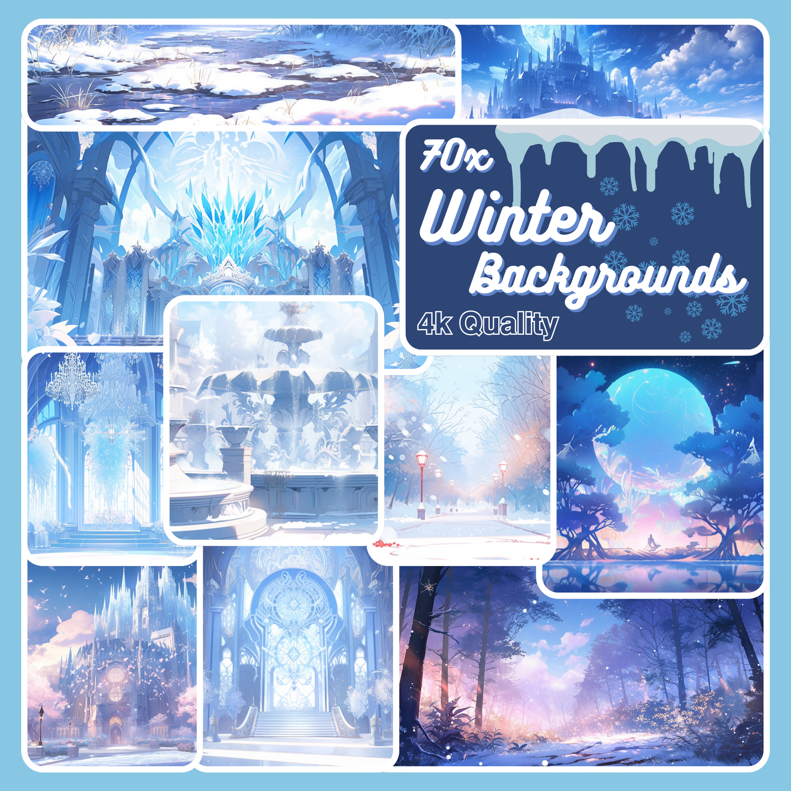 Winter Background Stream Asset