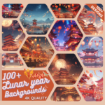 Lunar Year VTuber Background