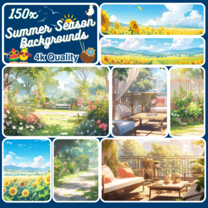 Summer season Twitch Background