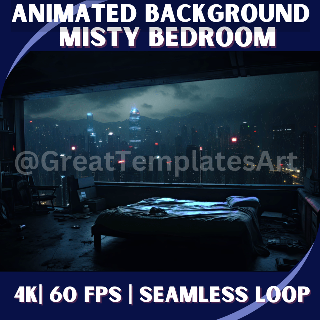 Misty Bedroom Streaming Animations