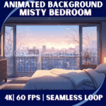 Misty Bedroom Twitch Backgrounds