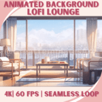 Lo-fi Lounge animated Background