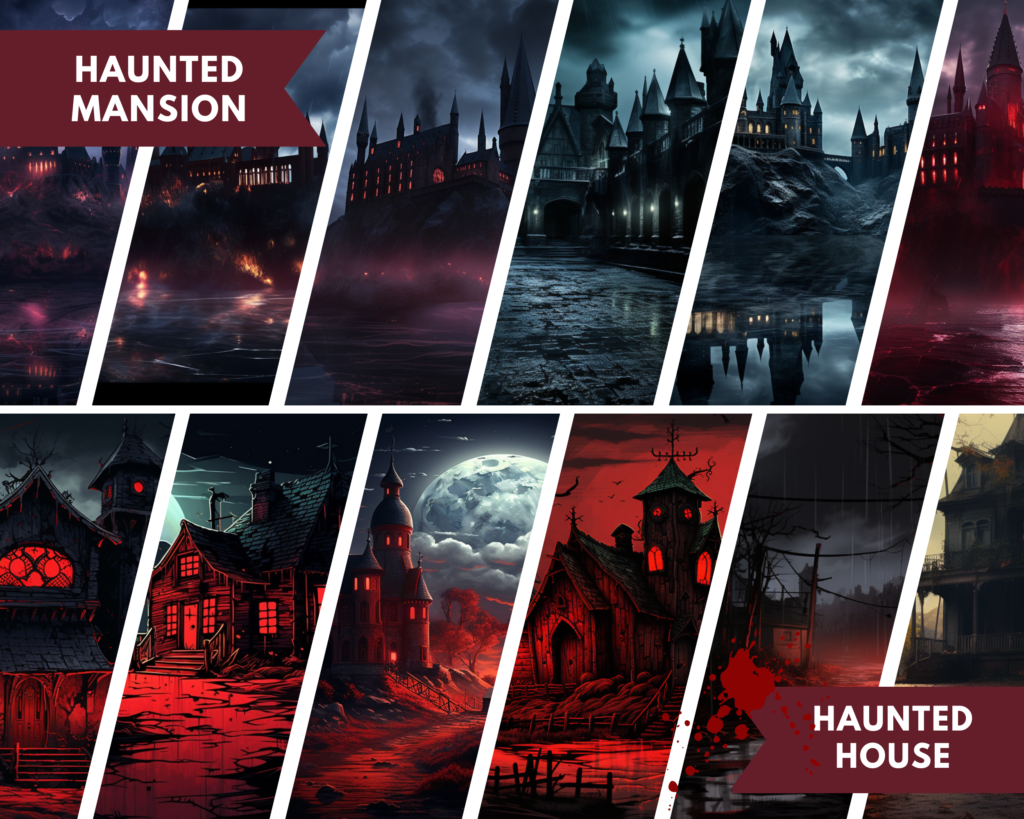 Halloween Animation Backgrounds Pack