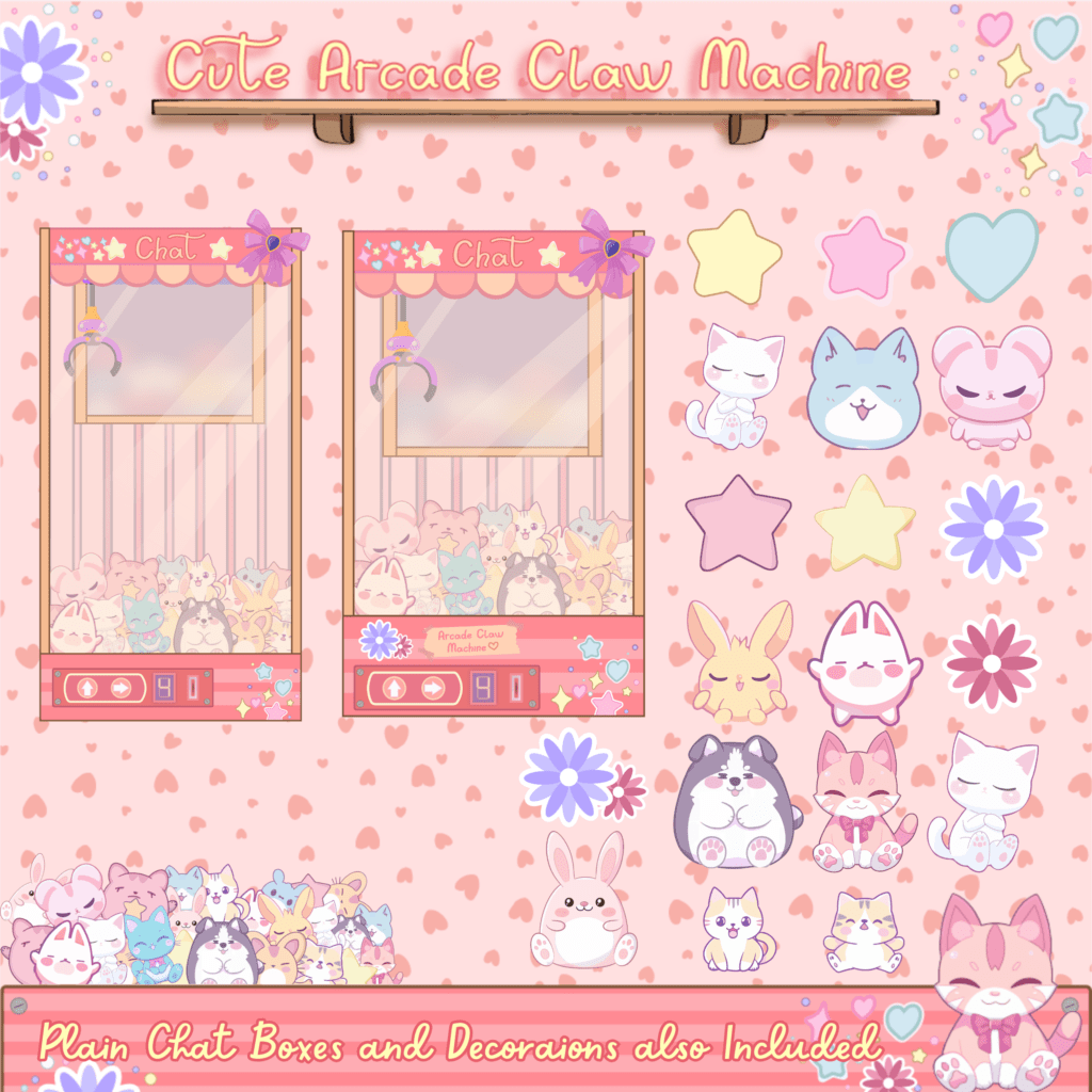 Animated Arcade Claw Machine