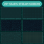 Turquoise Neon Stream overlay