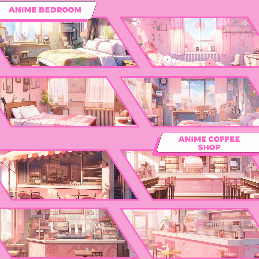 Lofi Anime Vtuber Background