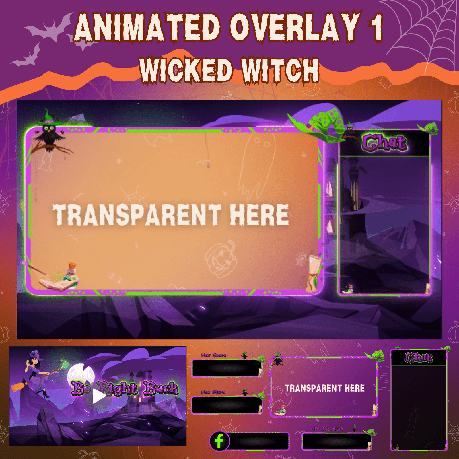 Halloween Twitch Stream Package