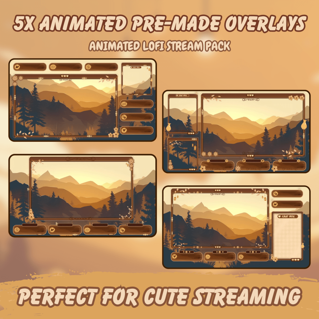 Animated Stream Twitch Overlay