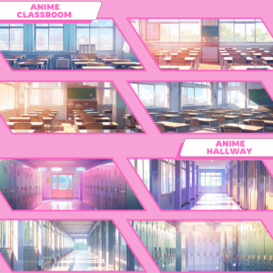 Lofi Anime Vtuber Background