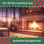 8x Christmas Animated backgrounds