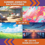 Summer Backgrounds Mini Megapack