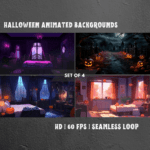 Animated 50x Gothic Backgrounds