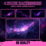 Purple Gaming Streamer Pack