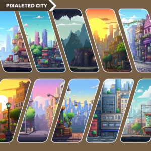 Pixel Art Digital Backgrounds