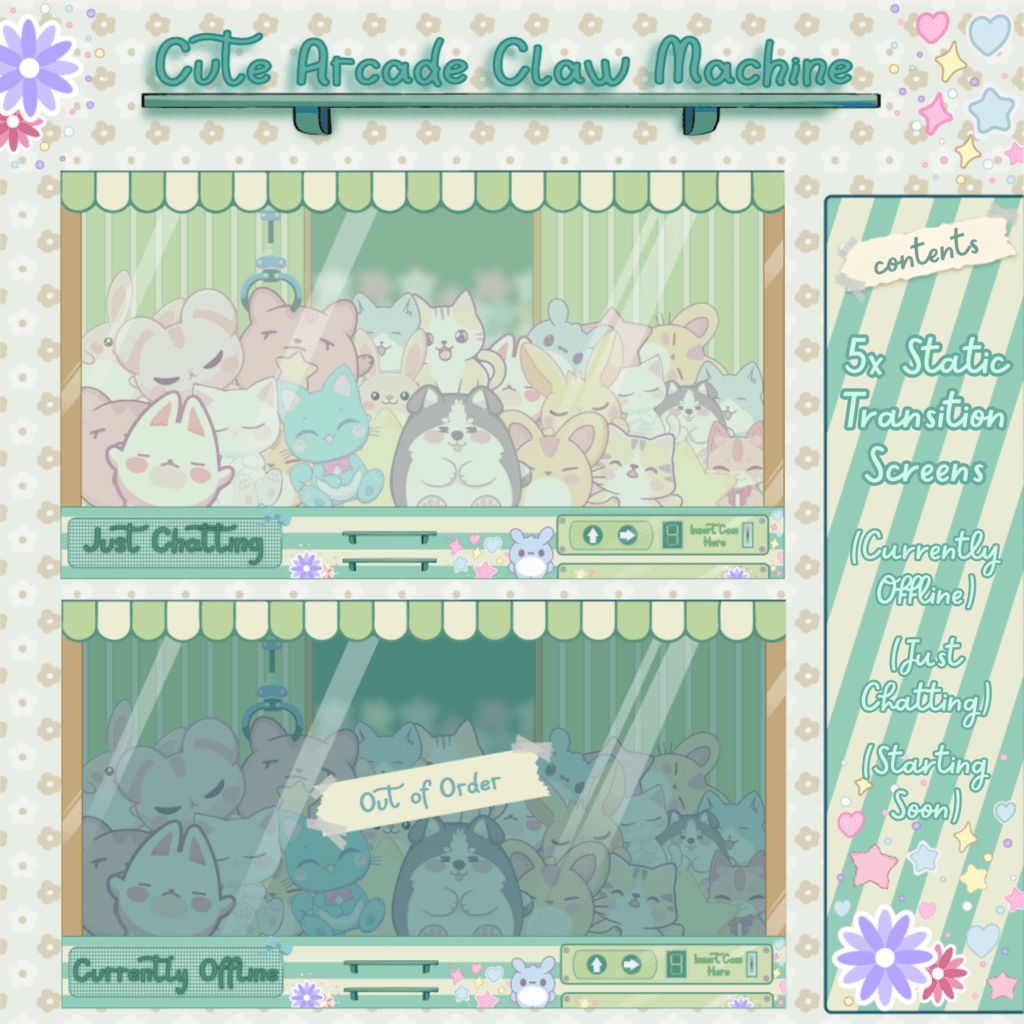 Claw Machine Stream Overlay