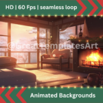 8x Christmas Animated backgrounds