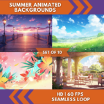 Summer Backgrounds Mini Megapack