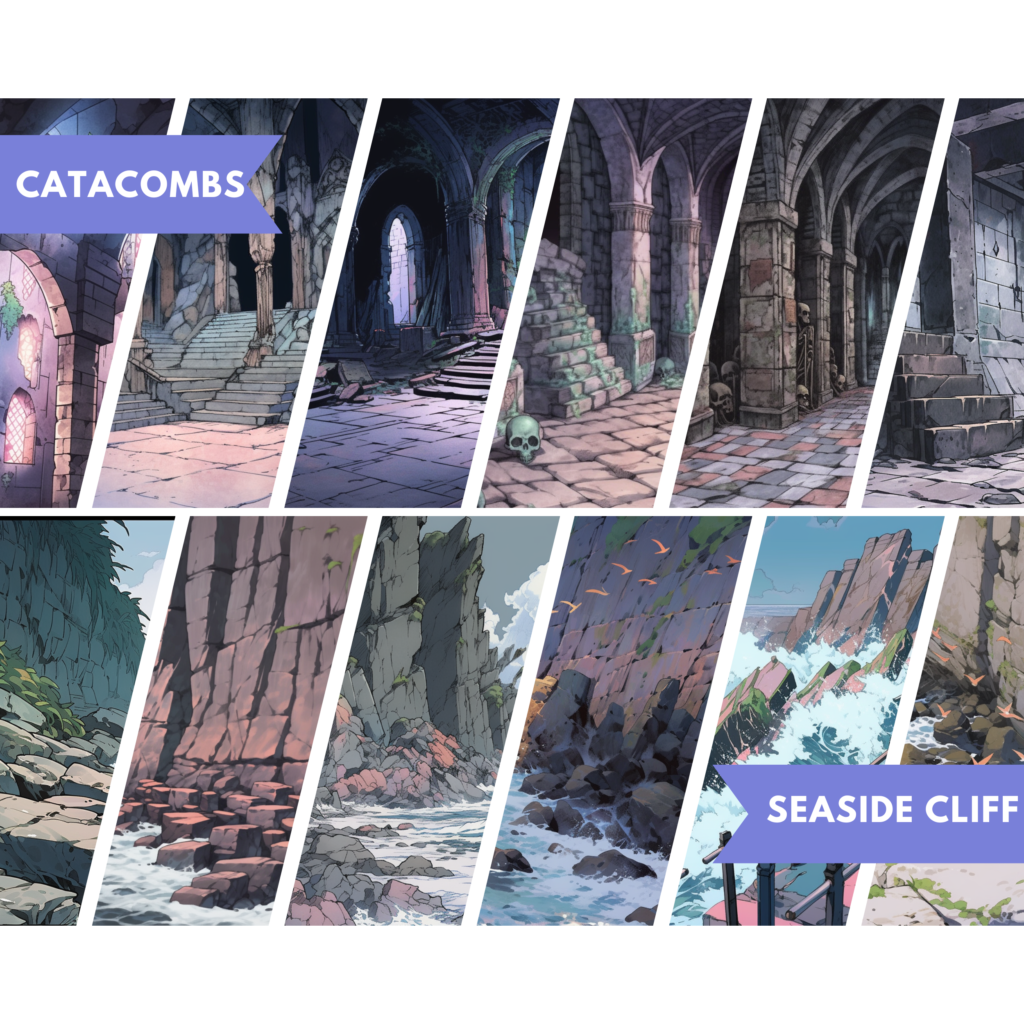 Animated 50x Gothic Backgrounds
