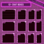 Purple Neon Twitch Overlay