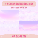 Pink Cute lofi overlay