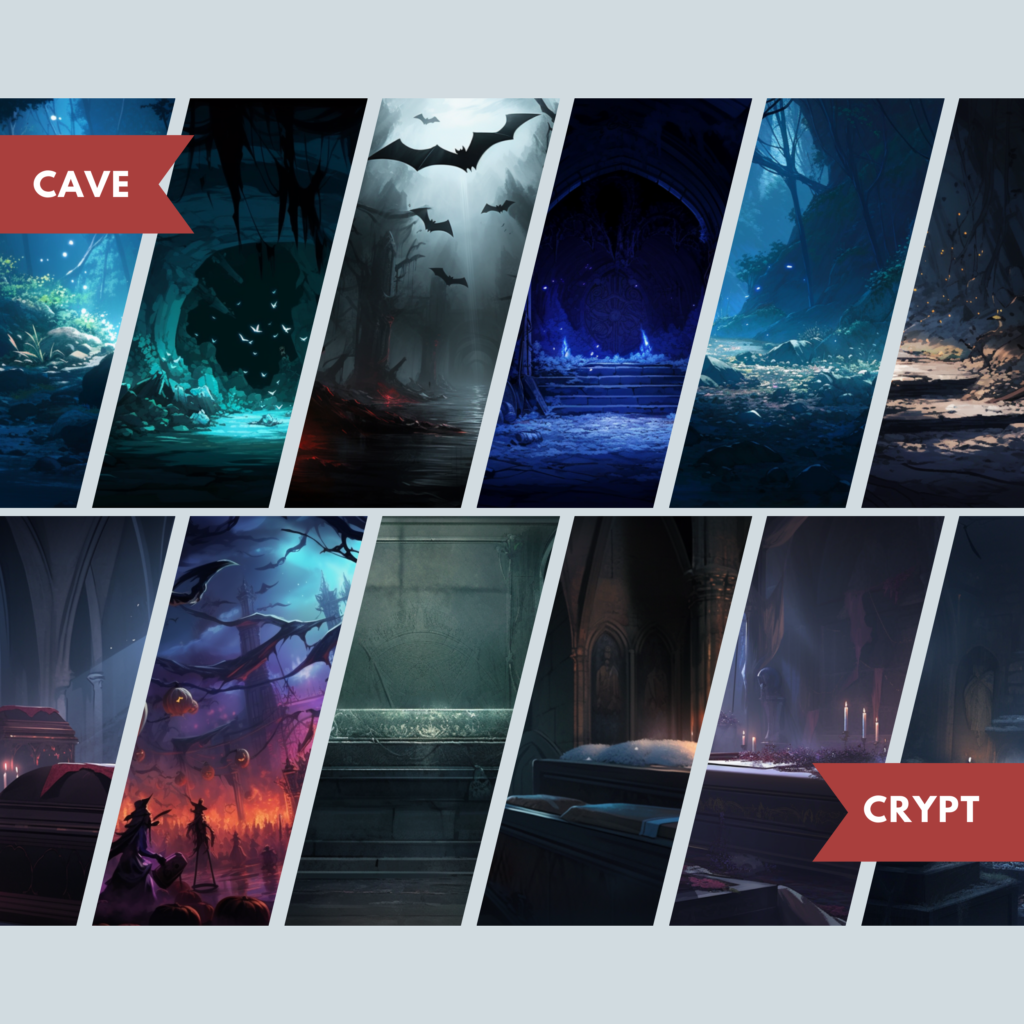 50x Animated Halloween background