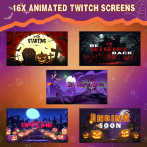 Halloween Twitch Stream Package