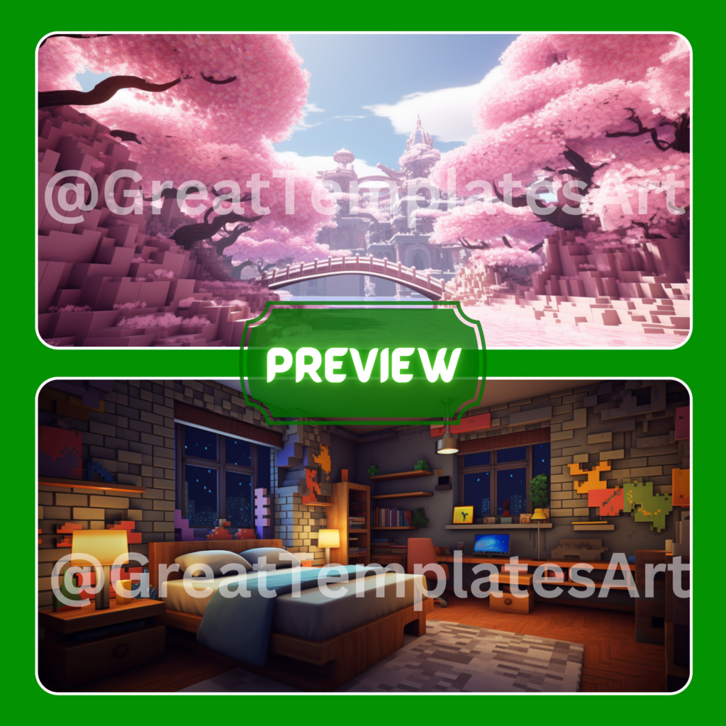 Minecraft Theme Twitch Background