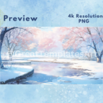 Winter Background Stream Asset