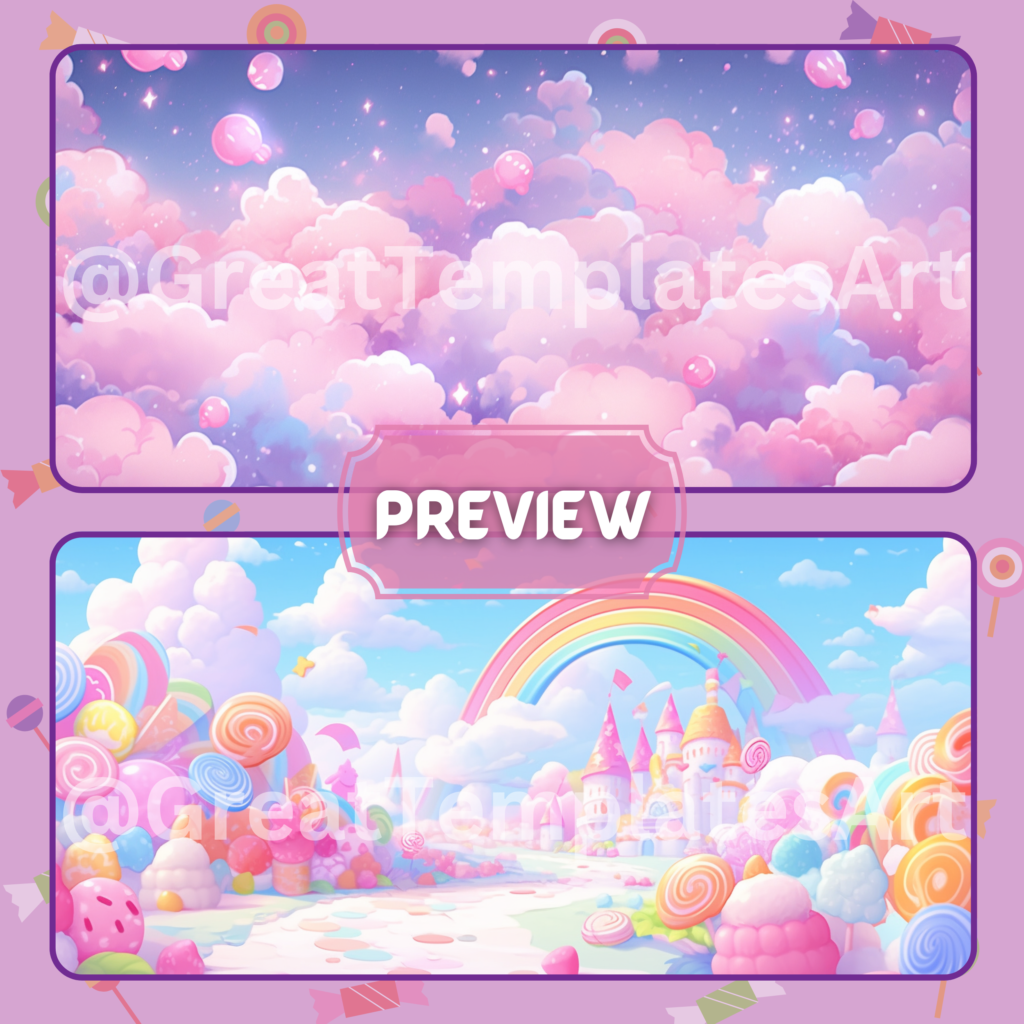 Candyland Streaming Anime Background