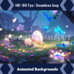 25x Easter Animated Background