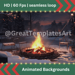 8x Christmas Animated backgrounds