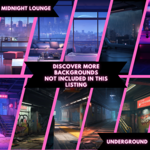 Neon Bedroom Animation Stream