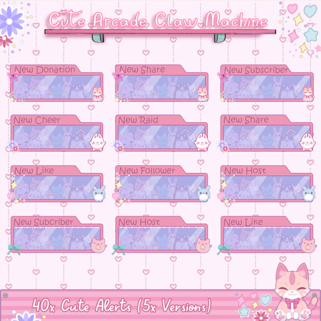 Arcade claw Machine Overlay