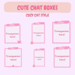 Pink Cute lofi overlay