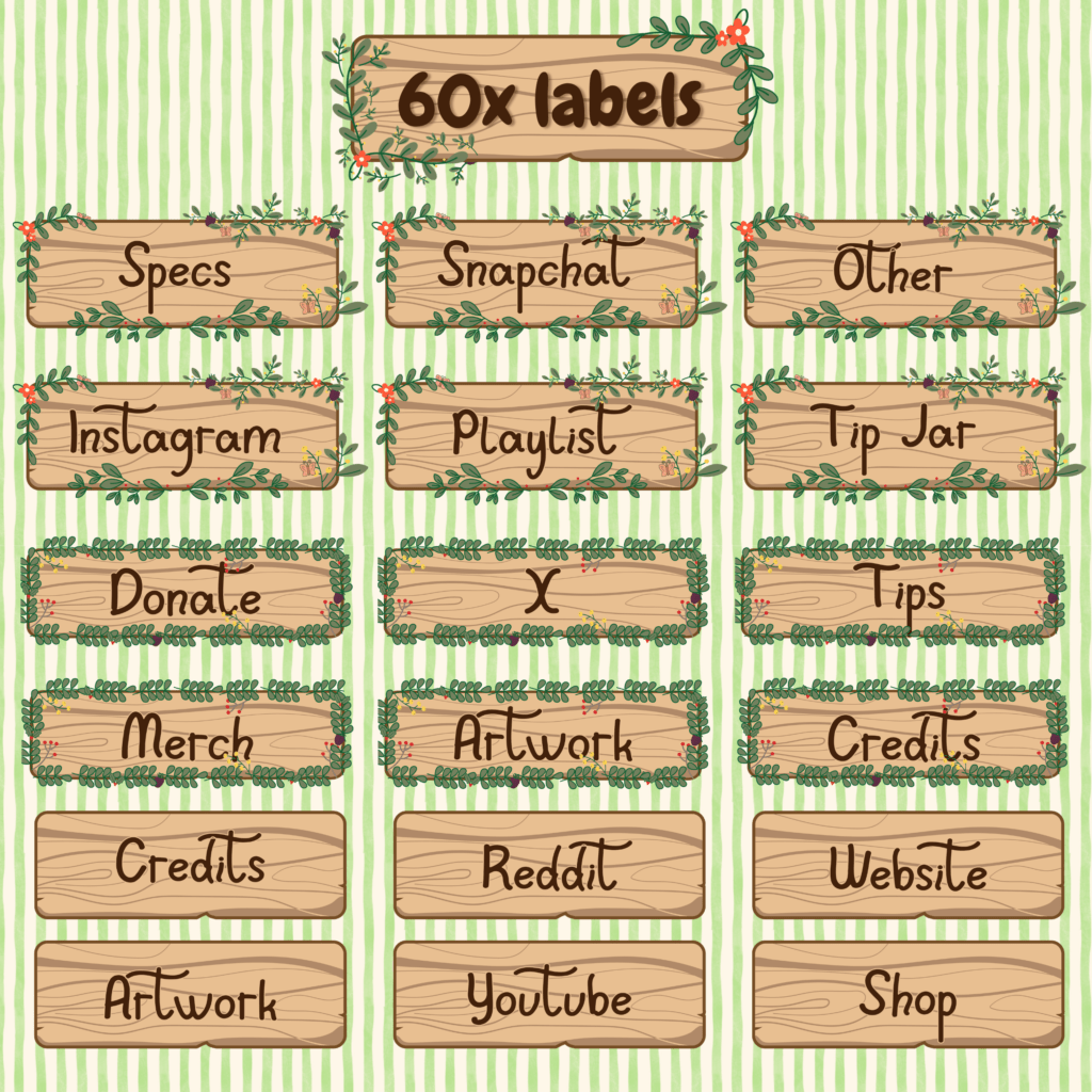 Forest Twitch Overlay package