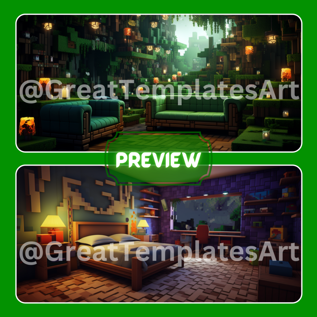 Minecraft Theme Twitch Background